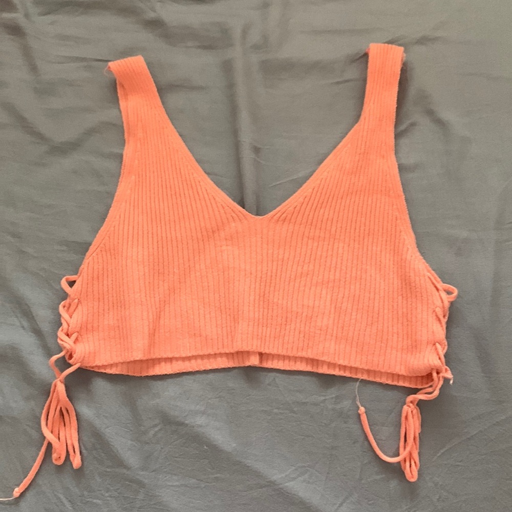 knit cropped tank